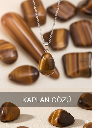 Diğer doğal Taşlı Zincir Kolye