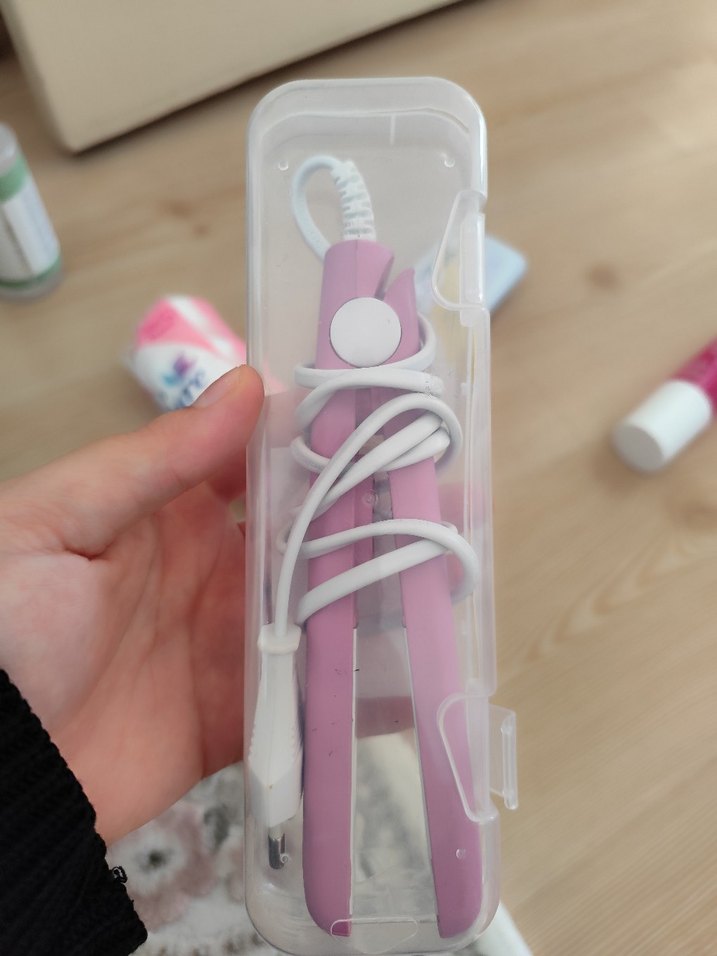 Pembe Pastel One Step Saç Düzleştirici - Görsel 2