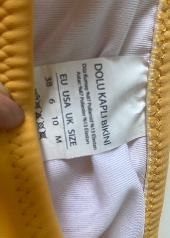 Sarı Bohem Tarzı Kadın Bikini - Görsel 2