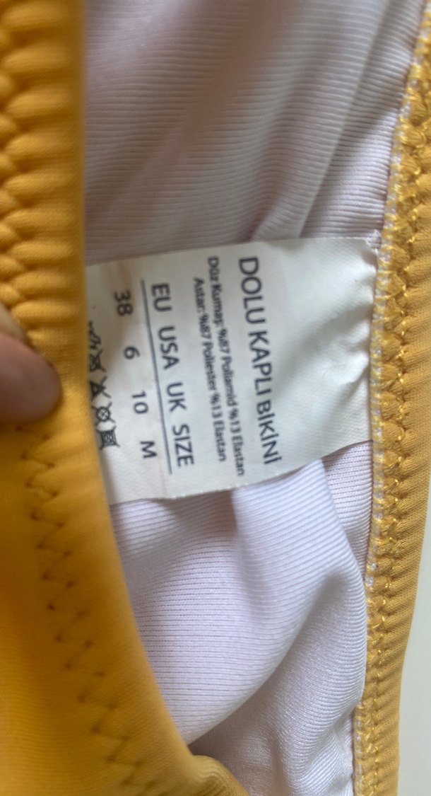 Sarı Bohem Tarzı Kadın Bikini - Görsel 2