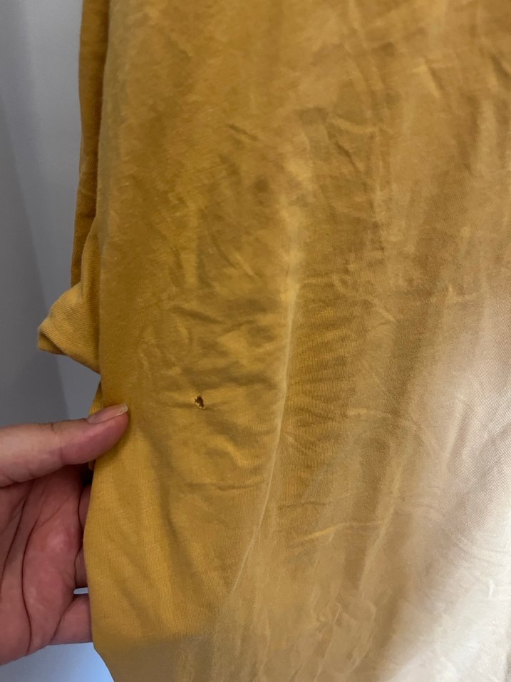 Sarı Pamuklu Baskılı erkek Tişört - Görsel 4