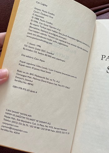 Beden Renk Simyacı - Paulo Coelho
