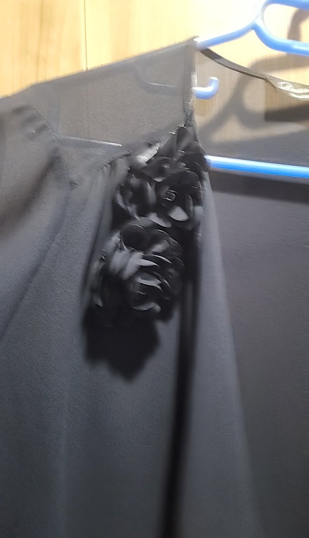 Yessica siyah şifon ceket - Görsel 4