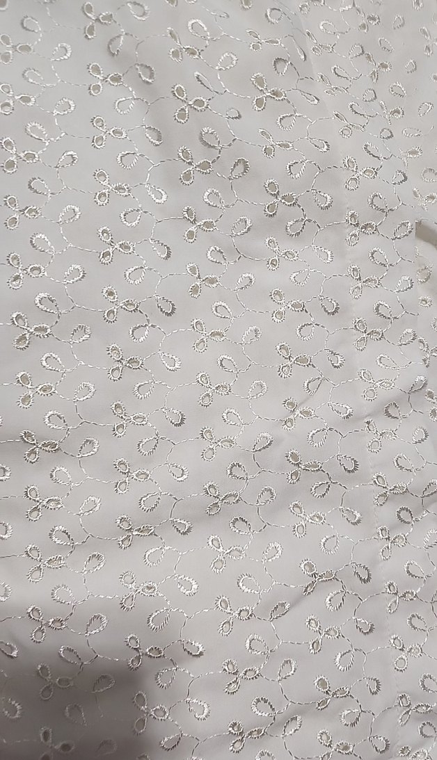 Nakışlı krem Uzun Kadın Sabahlık - Görsel 4