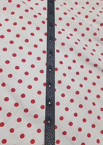 Siyah Deri Rock Punk Kadın Kemer - Görsel 3