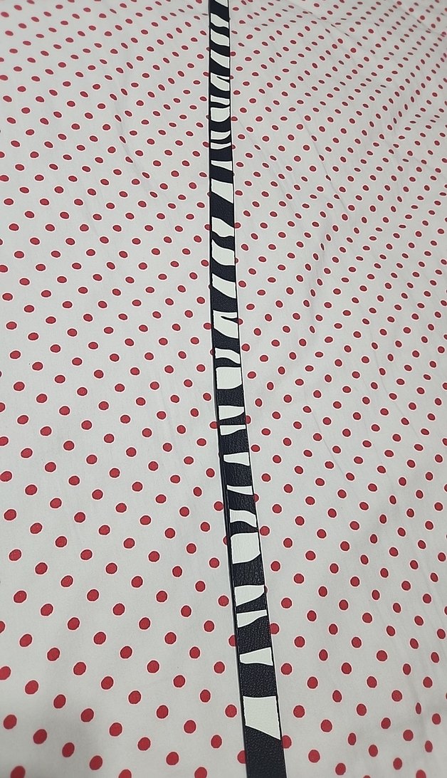 Renkli Beyaz Deri Tokalı Kadın Kemer - Görsel 3