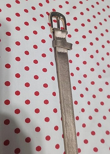 Altın dore Deri Kadın Kemer - Görsel 3