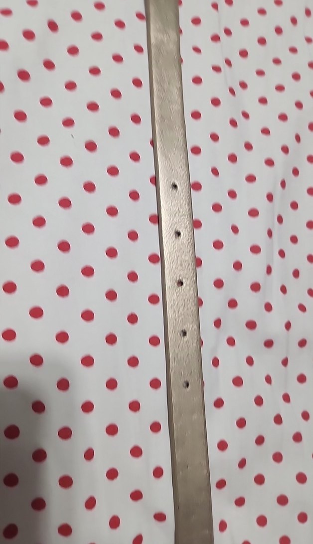 Altın dore Deri Kadın Kemer - Görsel 2