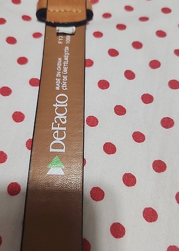 Bej Deri Tokalı Kadın Kemer - Görsel 5