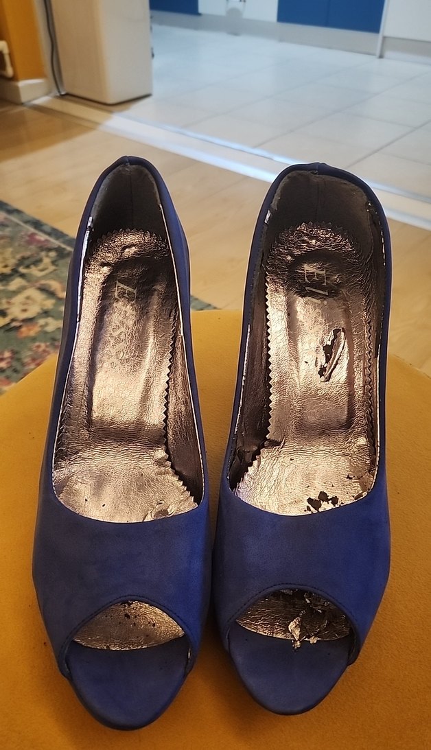 Kadın Mavi Yüksek Topuklu Stiletto - Görsel 4