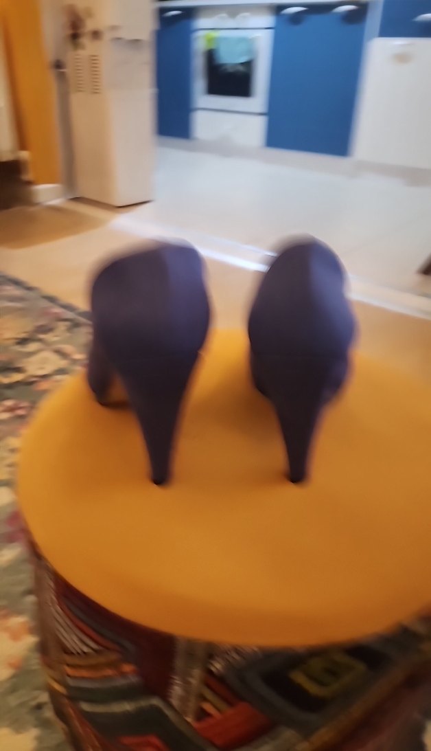 Kadın Mavi Yüksek Topuklu Stiletto - Görsel 3