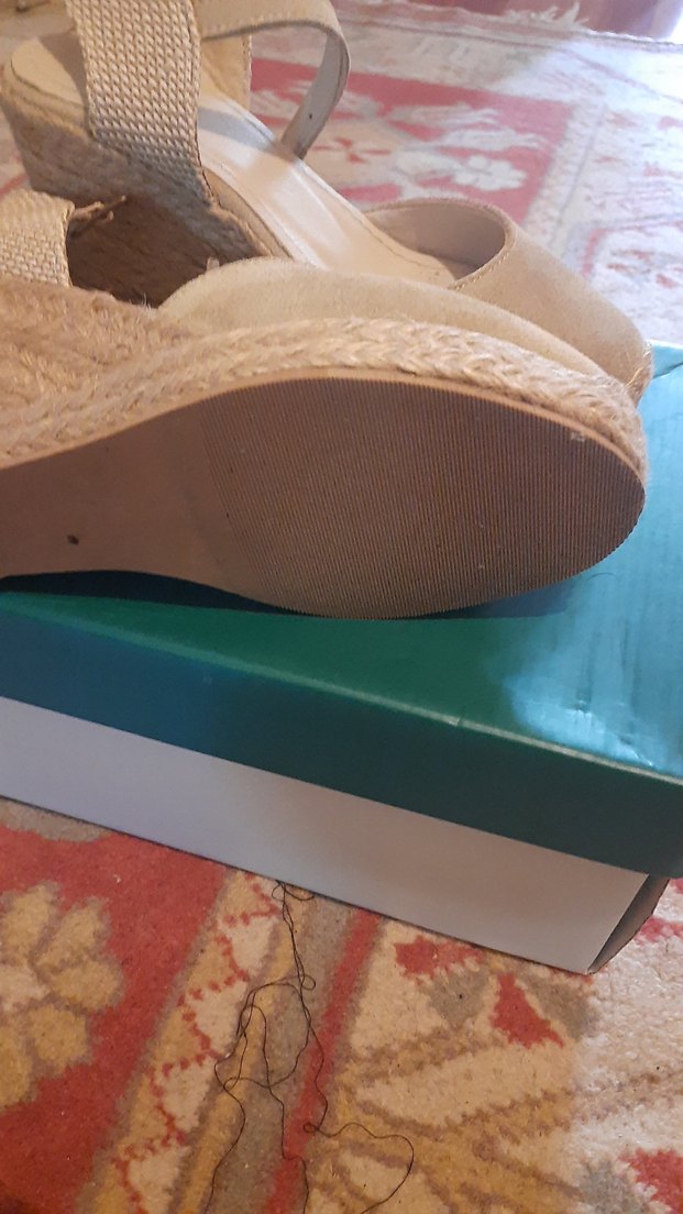 Bej Süet Dolgu Topuklu Kadın Ayakkabı - Görsel 4