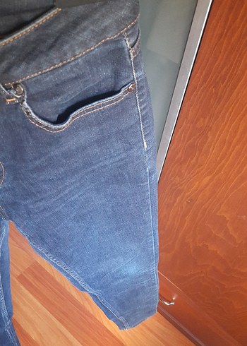 Fabrika Lacivert Kadın jean %98 pamuk likralı - Görsel 4