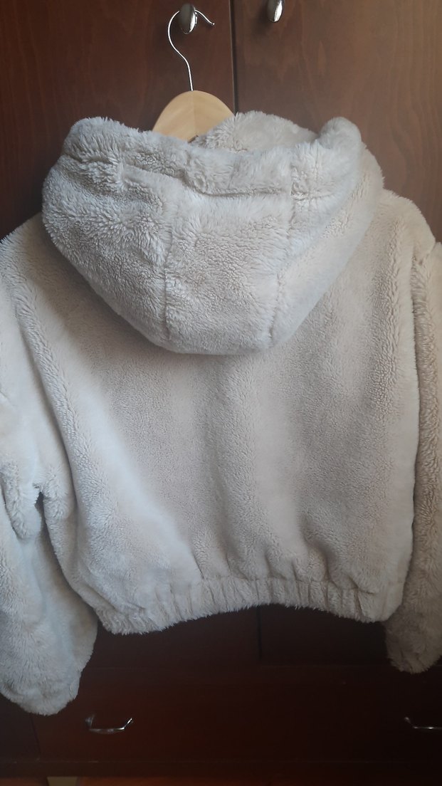 Bershka Kadın Kapüşonlu Kışlık Mont - Görsel 3