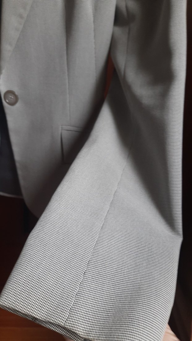 Gri Düğmeli Kadın Blazer Ceket - Görsel 4