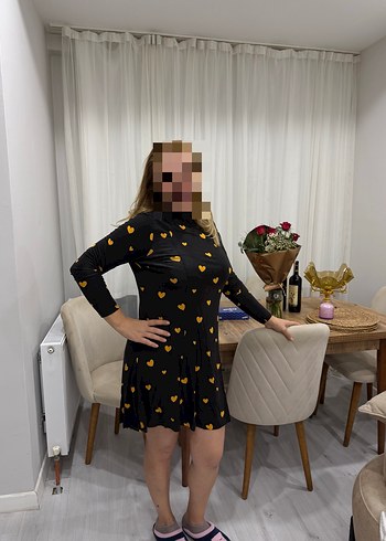 Siyah Uzun Kollu Hamile Tunik