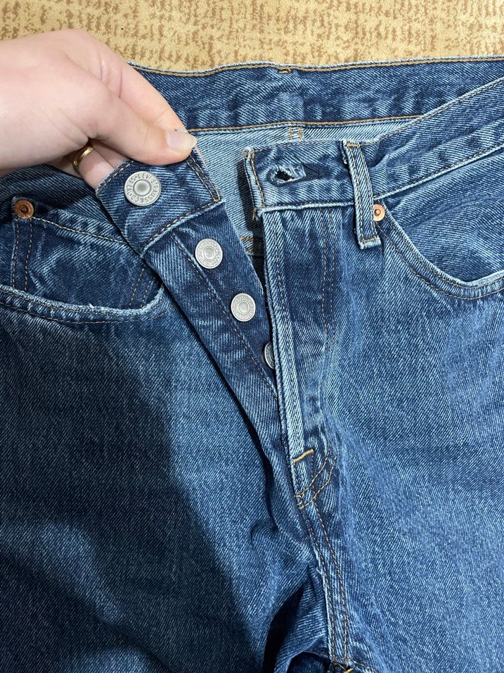 Kadın Mavi Kot Pantolon levis - Görsel 2