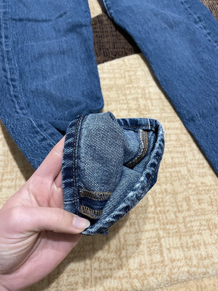 Kadın Mavi Kot Pantolon levis - Görsel 4