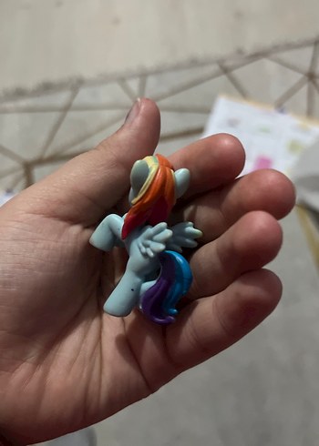 Rainbowdash Mini my little pony Figürü - Görsel 4