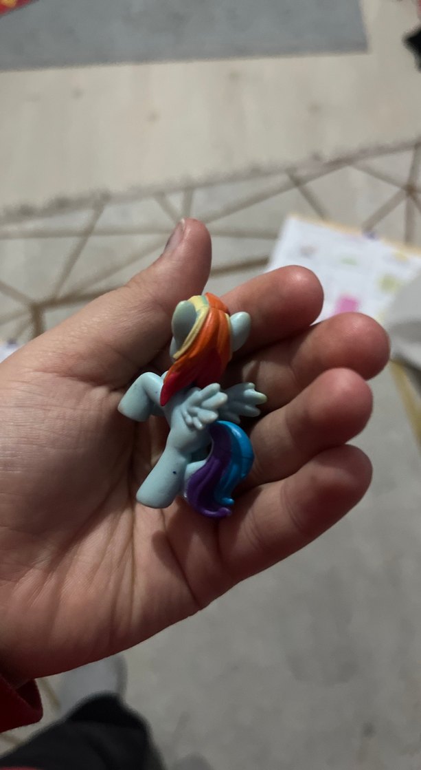 Rainbowdash Mini my little pony Figürü - Görsel 4