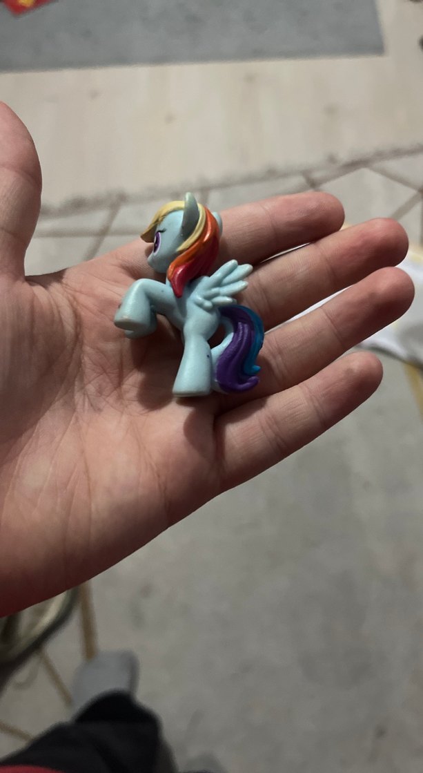 Rainbowdash Mini my little pony Figürü - Görsel 3