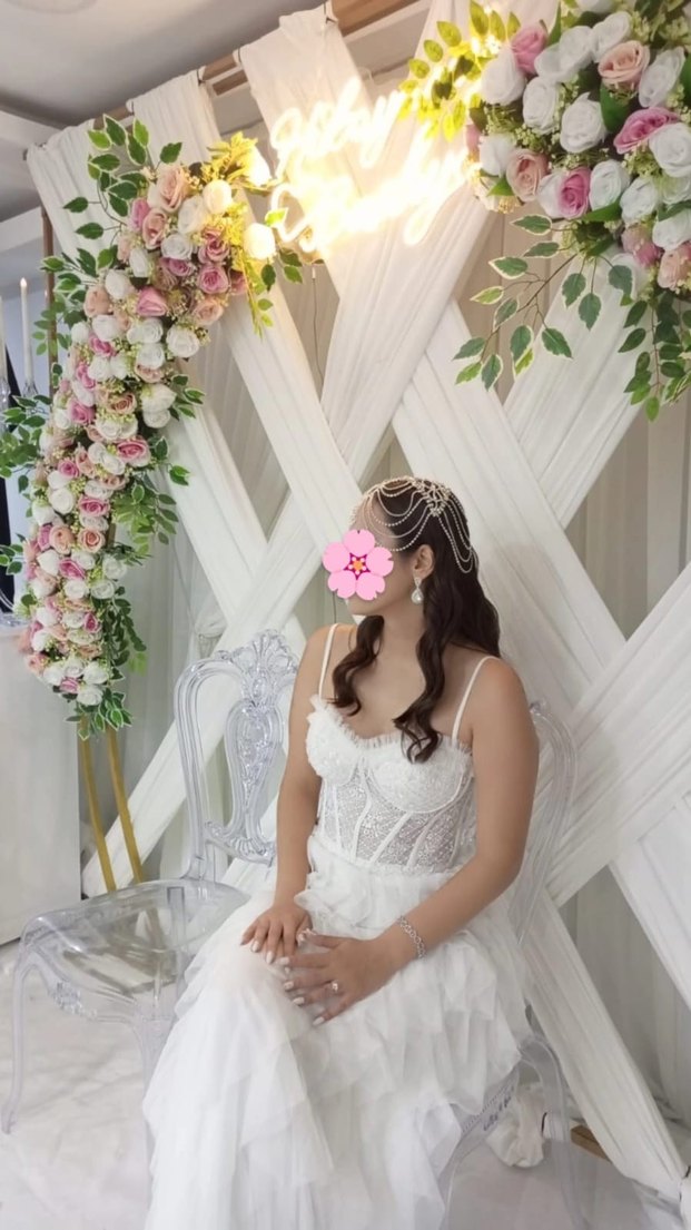 beyaz nişan elbisesi - Görsel 2