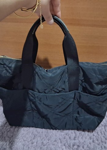 Siyah Fermuarlı Kadın Günlük Çanta - Görsel 3