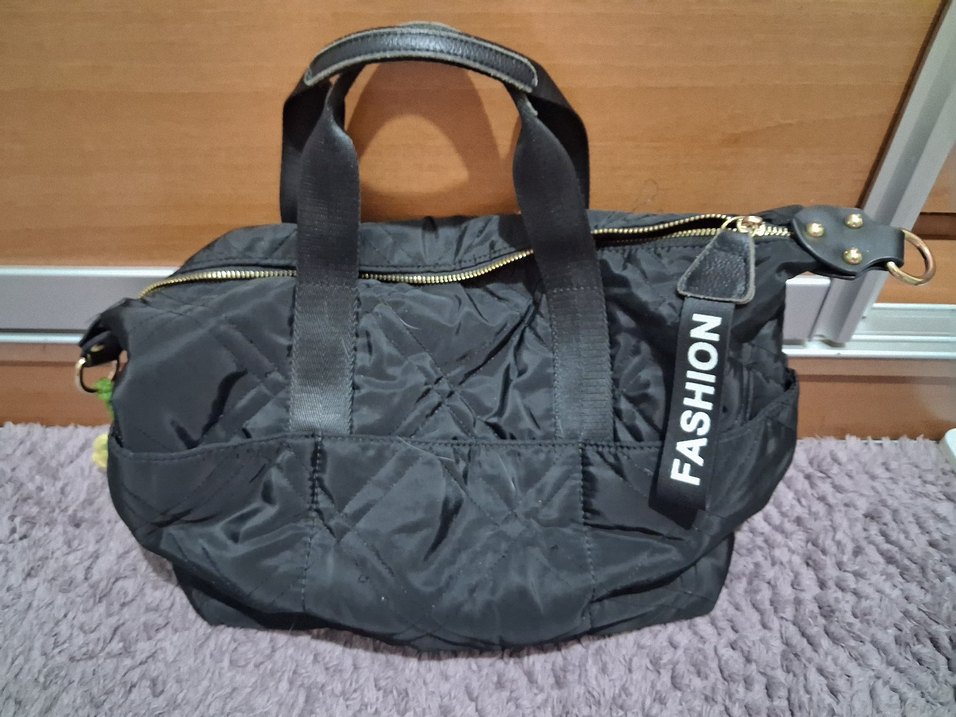 Siyah Fermuarlı Kadın Günlük Çanta - Görsel 4