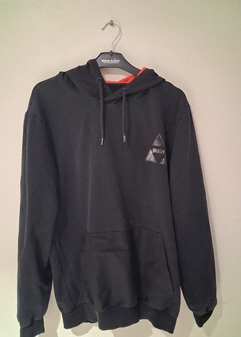 Defacto Siyah Kapusonlu Sweatshirt