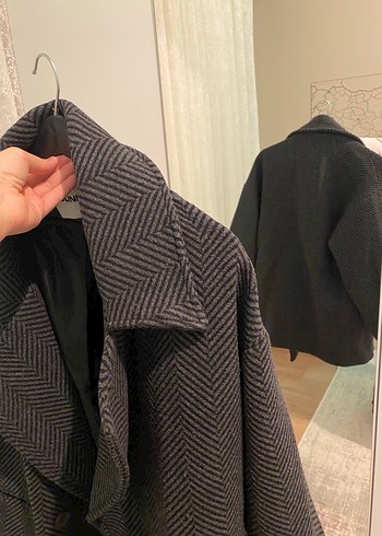 Midi Kadın Yün Kaban Astarlı - Görsel 4