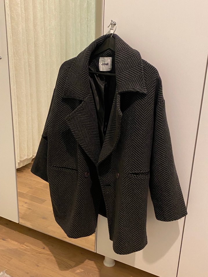 Midi Kadın Yün Kaban Astarlı - Görsel 3