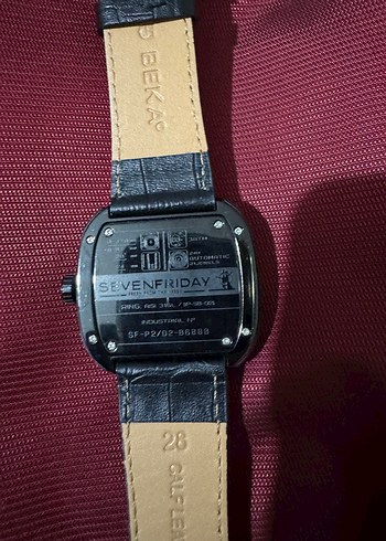 SEVENFRIDAY Siyah Erkek Kol Saati