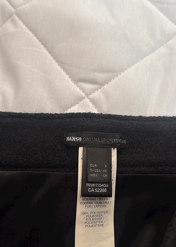 Fermuarlı Siyah Mini Etek - Görsel 3