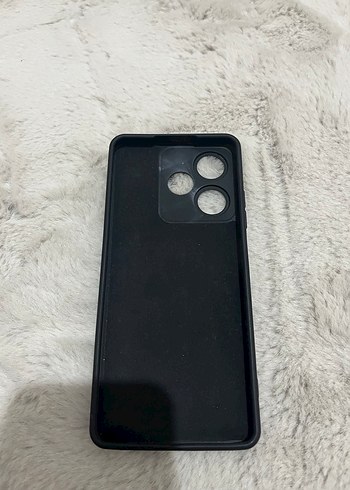 Siyah Parlak Kiraz Desenli İNFİNİX HOT 30 Telefon Kılıfı - Görsel 2