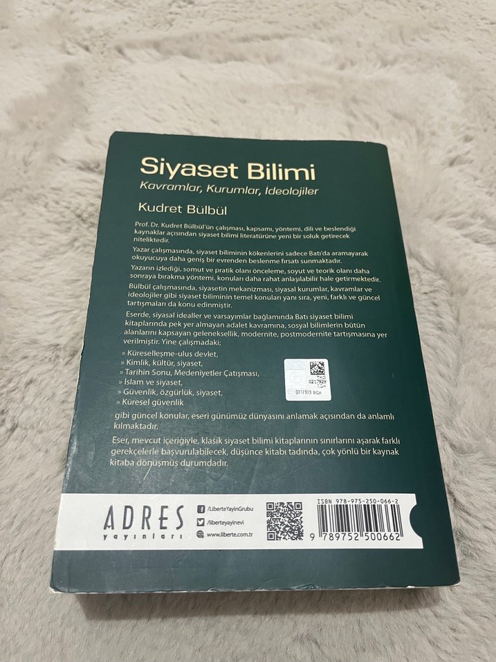 Siyaset Bilimi - Kudret Bülbül - Görsel 2