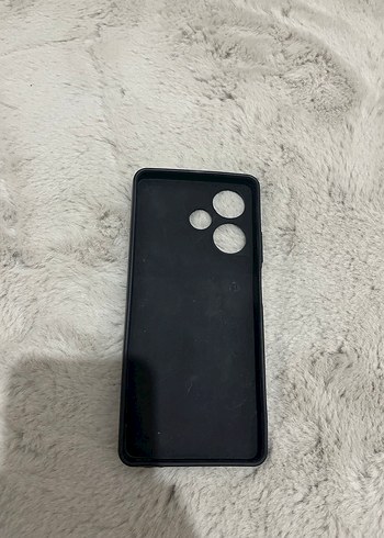 Mavi Kalp Desenli Peluş Detaylı İnfinix Hot 30 Telefon Kılıfı - Görsel 2