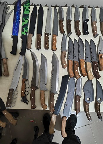 Çeşitli Ahşap Saplı Bıçak Seti - Görsel 3