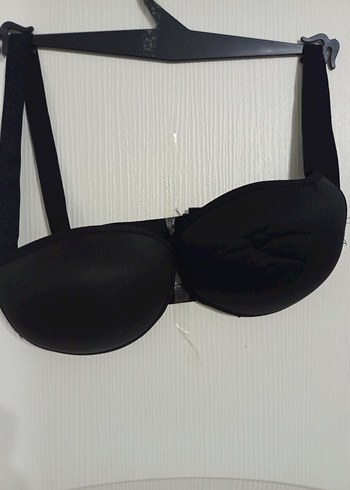 Siyah Minimalist Gotik Sütyen