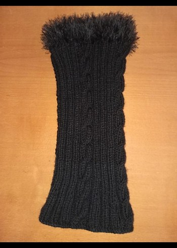 ELİŞİ Tüylü Detaylı Örgü tozluk - Görsel 2