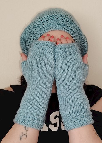 Elişi Örgü Kadın Bere - Görsel 2