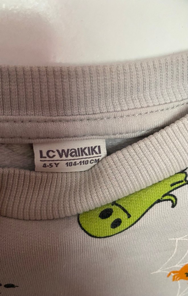 Gri Baskılı Erkek Çocuk Sweatshirt - Görsel 2