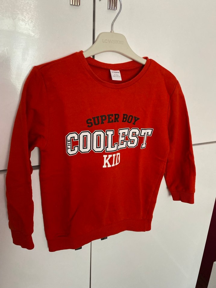 Renkli Baskılı Erkek Çocuk Sweatshirt - Görsel 2