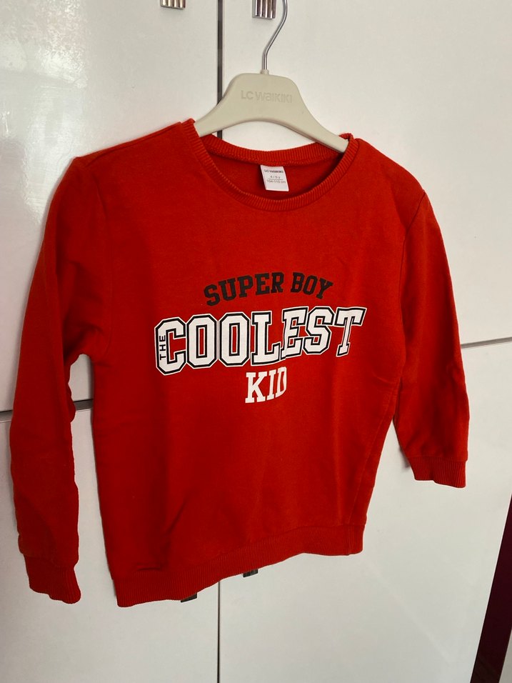 Renkli Baskılı Erkek Çocuk Sweatshirt - Görsel 3