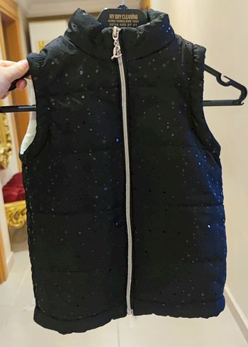 Siyah Fermuarlı Yelek - Görsel 7