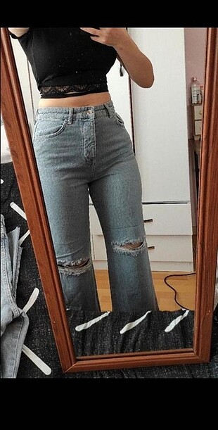 Zara yırtık jean