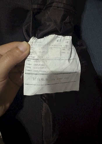 Düğmeli Kahverengi Erkek Ceket - Görsel 5