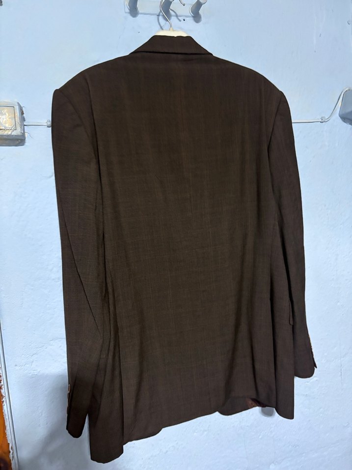 Düğmeli Kahverengi Erkek Ceket - Görsel 4