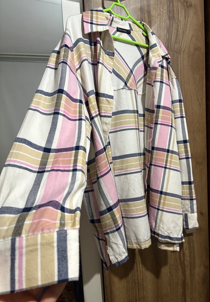 Kadın Çok Renkli Rahat Kesim Gömlek - Görsel 3