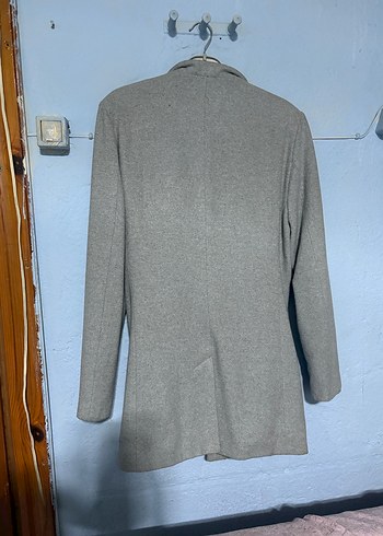 Gri Midi Düğmeli Erkek Ceket - Görsel 4