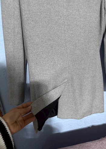 Gri Midi Düğmeli Erkek Ceket - Görsel 3